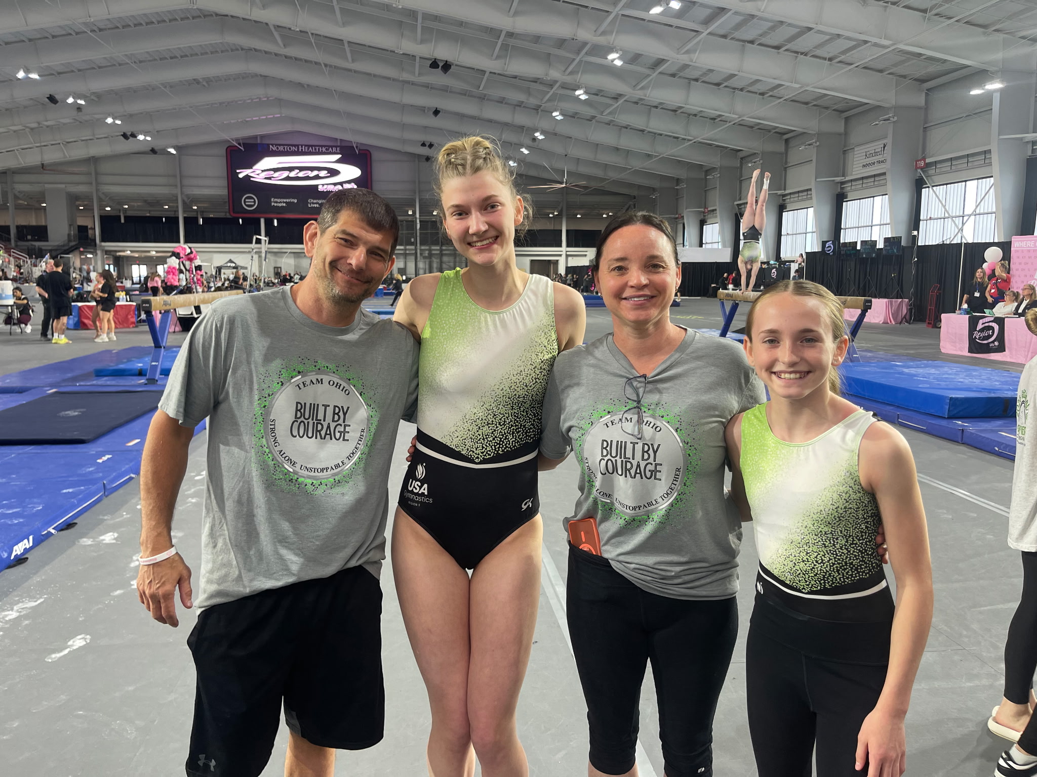 All Starz athletes together during a team event